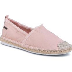 Espadryle BIG STAR - DD274758 Pink. Różowe espadryle damskie BIG STAR, bez wzorów, ze skóry ekologicznej, bez obcasa, na płaskiej podeszwie. W wyprzedaży za 69,00 zł.