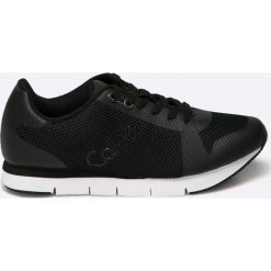 Calvin Klein Jeans - Buty JACQUES. Czarne buty sportowe męskie Calvin Klein Jeans, z jeansu, bez zapięcia. W wyprzedaży za 299,90 zł.