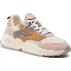 Sneakersy GANT - Nicewill 20533687 Macadamia Beige/Gray G1166. Brązowe półbuty damskie GANT, na co dzień, bez wzorów, ze skóry, bez obcasa, na płaskiej podeszwie, bez zapięcia. Za 499,00 zł.