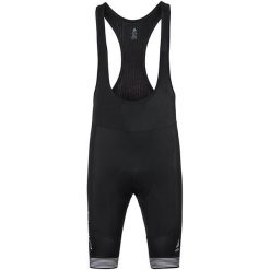 Spodenki i szorty męskie: Odlo Spodenki rowerowe męskie Tights short suspenders Ceramicool X-Light czarne r. M (422112)