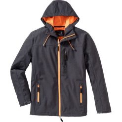 Kurtka softshell Regular Fit bonprix antracytowy melanż. Szare kurtki softshell męskie marki bonprix, m, melanż, z softshellu. Za 189,99 zł.