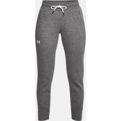 Spodnie dresowe damskie: Under Armour Spodnie damskie Slim Leg Rib Cuff Jogger szare r. XS (1320607-019)