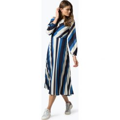 Marie Lund - Sukienka damska – Coordinates, niebieski. Niebieskie sukienki damskie marki Marie Lund, bez wzorów, retro, bez kołnierzyka, bez rękawów. Za 579,95 zł.