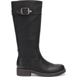U.S. Polo Assn Salford Kozaki Czarny. Czarne kozaki damskie U.S. Polo Assn., z materiału, bez obcasa, bez zapięcia. Za 447,95 zł.