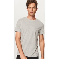 Gładki T-shirt Basic - Jasny szar. Szare t-shirty męskie Reserved, l. Za 19,99 zł.