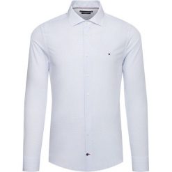 Koszula TOMMY HILFIGER Print Classic TT0TT07306. Niebieskie koszule męskie TOMMY HILFIGER, m, bez wzorów, z bawełny, casualowe, bez kołnierzyka, bez rękawów. W wyprzedaży za 219,00 zł.