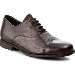 Półbuty GEOX - U Besmington B U641XB 00085 C6006 Dk. Brown. Brązowe buty wizytowe męskie Geox, ze skóry, na sznurówki. W wyprzedaży za 289,00 zł.