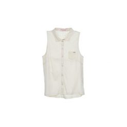 Koszule Freeman T.Porter CYRIA JERSEY TENCEL BIRCH. Białe koszule damskie marki Freeman T. Porter, l, bez wzorów, z jersey, bez kołnierzyka, bez rękawów. Za 207,20 zł.