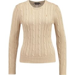 Polo Ralph Lauren JULIANNA Sweter natural. Brązowe swetry klasyczne damskie marki Polo Ralph Lauren, xs, z bawełny. Za 569,00 zł.