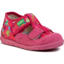 Kapcie FRODDO - G1700249 S Fuxia. Różowe sandały dziewczęce Froddo, ze skóry, bez zapięcia. Za 159,00 zł.