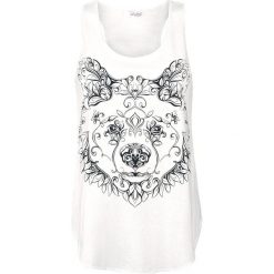 Topy damskie: Innocent Bear Vest Top damski biały