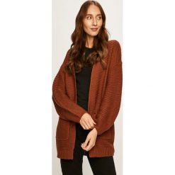 Brave Soul - Kardigan. Pomarańczowe swetry damskie Brave Soul, s, bez wzorów, z dzianiny. W wyprzedaży za 59,90 zł.