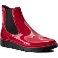 Kalosze RED VALENTINO - NQ2S0977 Nero/Lac N0C. Czerwone buty zimowe damskie marki Red Valentino, z materiału. W wyprzedaży za 369,00 zł.