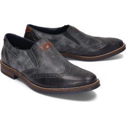 RIEKER 13561-14 blue, półbuty męskie. Niebieskie półbuty męskie Rieker. Za 279,90 zł.