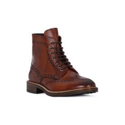 Buty Exton CHICCO CUOIO. Brązowe halówki męskie marki NEWFEEL, z gumy. Za 478,99 zł.