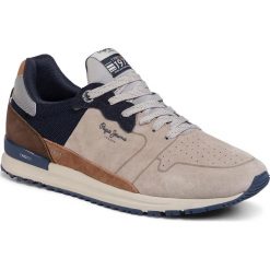 Sneakersy PEPE JEANS - Tinker Pro Racer PMS30619 Grey 945. Szare sneakersy męskie Pepe Jeans, na co dzień, bez wzorów, z jeansu, klasyczne, bez zapięcia. W wyprzedaży za 239,00 zł.