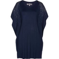 Tunika shirtowa bonprix ciemnoniebieski. Niebieskie tuniki damskie bonprix. Za 79,99 zł.