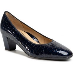 Półbuty ARA - 12-18002-10 Blau. Niebieskie półbuty damskie ara, bez wzorów, ze skóry, eleganckie, bez obcasa, na obcasie, bez zapięcia. Za 329,00 zł.