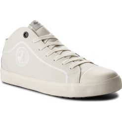 Trampki PEPE JEANS - Industry Pro B&W PMS30428 Factory White 801. Brązowe tenisówki męskie Pepe Jeans, z gumy. W wyprzedaży za 269,00 zł.