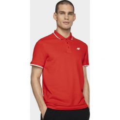 Koszulka polo męska TSM302 - czerwony. Czerwone koszulki męskie s, z bawełny. Za 59,99 zł.