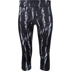 Legginsy w kolorze czarnym do biegania. Czarne legginsy sportowe damskie z materiału, do biegania. W wyprzedaży za 87,95 zł.