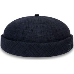 New Era - Czapka. Niebieskie czapki damskie New Era, bez wzorów, z bawełny. W wyprzedaży za 119,90 zł.