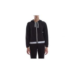 Bluzy Calvin Klein Jeans 000QS5667E TOP HOODIE FULL ZIP. Czarne topy damskie Calvin Klein Jeans, s, bez wzorów, z jeansu, bez rękawów, bez kaptura. Za 259,97 zł.