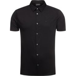 Koszula Emporio Armani 8N1C10 1N06Z 0999. Czarne koszule męskie Emporio Armani, m, bez wzorów, z elastanu, casualowe, bez kołnierzyka, bez rękawów. Za 589,00 zł.