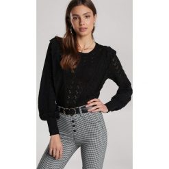 Czarny Sweter Dorythyia. Czarne bluzy damskie Renee, s, bez wzorów, bez rękawów, bez kaptura. Za 119,99 zł.