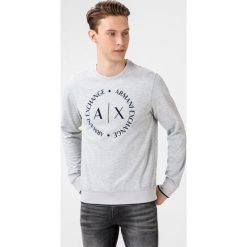 Armani Exchange Bluza Szary. Szare bluzy męskie Armani Exchange, m, z nadrukiem, z elastanu, bez kołnierzyka, bez rękawów, bez kaptura. Za 502,95 zł.