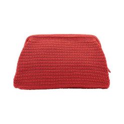Ceannis Kosmetyczka Crochet ciemny koral female czerwony/różowy. Różowe kosmetyczki damskie Ceannis, bez wzorów, z tkaniny. W wyprzedaży za 139,00 zł.