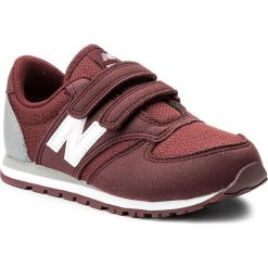 Sneakersy NEW BALANCE - KE420BUY Bordowy. Czerwone buty dziewczęce sportowe New Balance, na rzepy. W wyprzedaży za 169,00 zł.