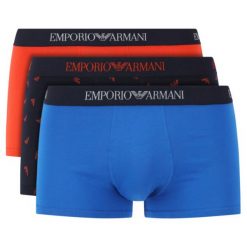 Komplet 3 par bokserek Emporio Armani Underwear 111625 0P722 75020. Bokserki męskie Emporio Armani Underwear, bez wzorów, z bawełny. Za 219,00 zł.