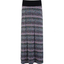 Spódnica shirtowa bonprix czarny w kwiaty. Czarne spódniczki damskie bonprix, w paski, z dzianiny, długie, maxi. Za 74,99 zł.