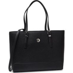 Torebka TOMMY HILFIGER - Honey Med Tote AW0AW07294 BDS. Czarne torebki klasyczne damskie TOMMY HILFIGER, bez wzorów, ze skóry ekologicznej, klasyczne, bez dodatków. Za 699,00 zł.