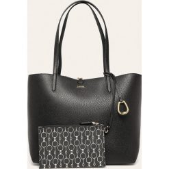 Lauren Ralph Lauren - Torebka dwustronna. Czarne torby damskie na zakupy Lauren Ralph Lauren, bez wzorów, ze skóry ekologicznej, małe, bez dodatków. W wyprzedaży za 539,90 zł.