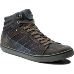Sneakersy GEOX - U Box G U64R3G 022ME C4002 Navy. Niebieskie sneakersy męskie Geox, na co dzień, bez wzorów, z zamszu, bez zapięcia. W wyprzedaży za 229,00 zł.