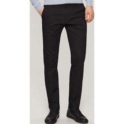 Spodnie męskie: Spodnie chino slim fit – Czarny