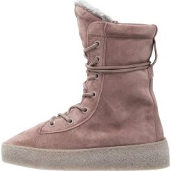 Botki damskie lity: Bronx Botki na platformie pink/grey