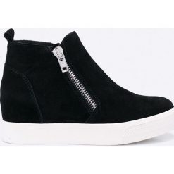 Steve Madden - Botki Wedgie. Czarne botki damskie na obcasie marki Steve Madden, z materiału. W wyprzedaży za 299,90 zł.