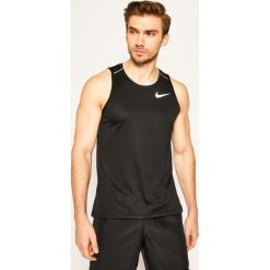 Koszulka techniczna NIKE Miler Tank AJ7562. Czarne koszulki męskie Nike, m, bez wzorów, z poliesteru, sportowe, polo, bez rękawów. Za 99,00 zł.