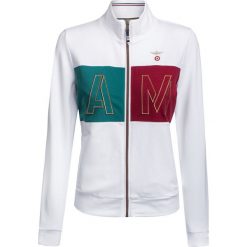 Bluza AERONAUTICA MILITARE. Niebieskie bluzy damskie Aeronautica Militare, bez wzorów, z bawełny, bez rękawów, bez kaptura. W wyprzedaży za 414,00 zł.