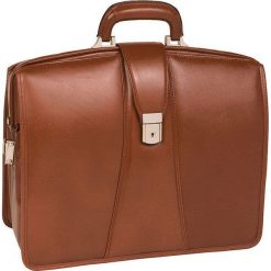 Teczka Skórzana Męska Mcklein Harrison 83384 na laptopa 17" brązowa - Brązowy. Pomarańczowe aktówki męskie Mcklein, w paski, eleganckie. Za 1077,02 zł.