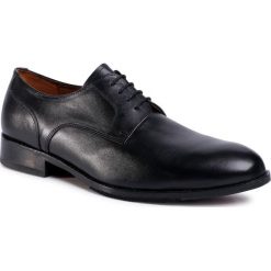 Półbuty SALAMANDER - Cavelli 31-82001-01 Black. Czarne buty wizytowe męskie Salamander, ze skóry, bez zapięcia. W wyprzedaży za 399,00 zł.