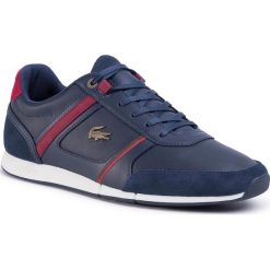 Sneakersy LACOSTE - Menerva 120 1 Cma 7-39CMA00075A5 Nvy/Dk Red. Niebieskie sneakersy męskie Lacoste, na co dzień, bez wzorów, z zamszu, bez zapięcia. Za 529,00 zł.