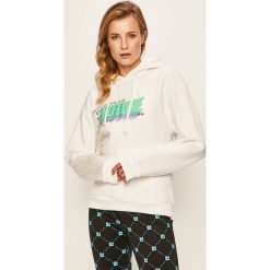 Local Heroes - Bluza Future. Białe bluzy damskie LOCAL HEROES, s, z nadrukiem, z bawełny, bez rękawów, z kapturem. Za 279,90 zł.
