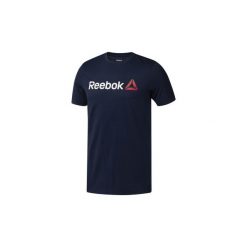 T-shirty z krótkim rękawem Reebok Sport Koszulka Linear Read. Niebieskie koszulki sportowe męskie marki Reebok Sport, xxl, z krótkim rękawem. Za 79,95 zł.
