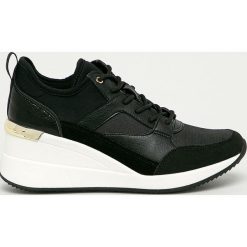 Aldo - Buty. Czarne koturny damskie ALDO, ze skóry. Za 369,90 zł.