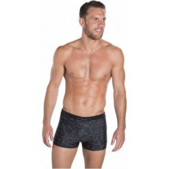 Kąpielówki męskie: Speedo Kąpielówki Valmilton Aquashort Black/Oxid Grey 34