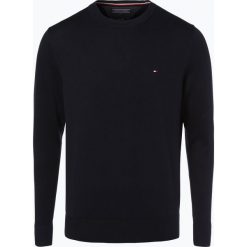 Swetry klasyczne męskie: Tommy Hilfiger – Sweter męski z dodatkiem jedwabiu, niebieski